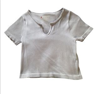 Lavender colored crop top from ❤️Bella Seamless